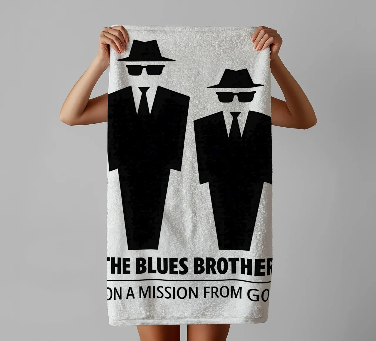 The Blues Brothers Print asciugamano da bagno da MoviesArt