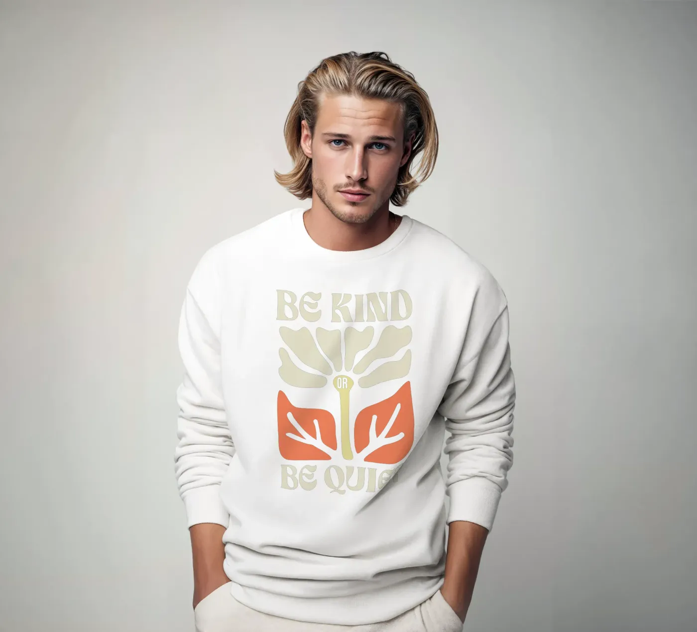 Sei freundlich oder sei still Sweatshirt von Gunawan Rb