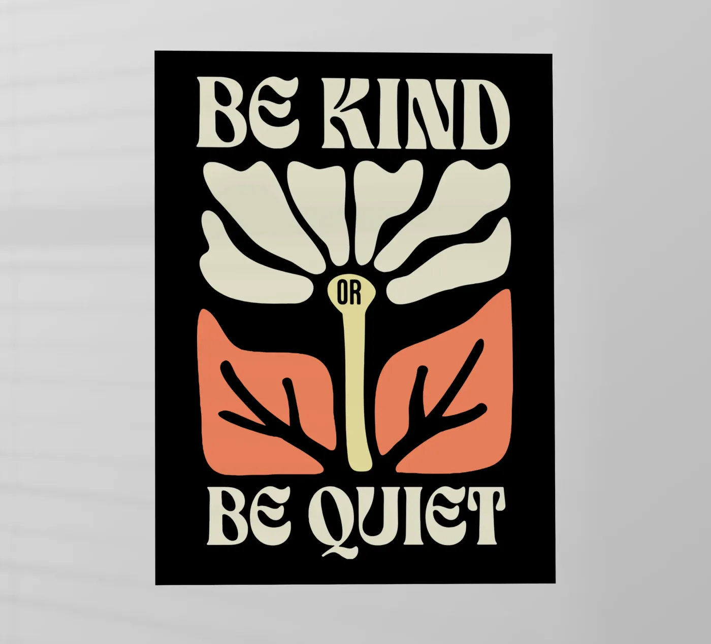 Be Kind or be quiet film rétro-éclairé de Gunawan Rb