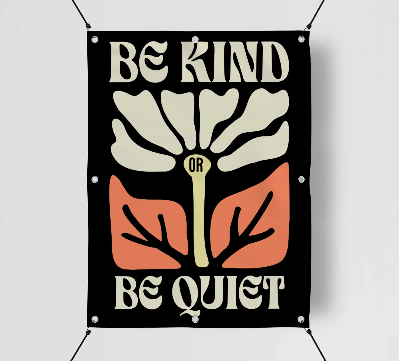 Be Kind or be quiet PVC Plane von Gunawan Rb
