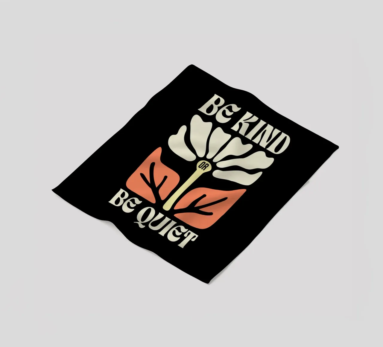 Sei freundlich oder sei still Fleecedecke von Gunawan Rb