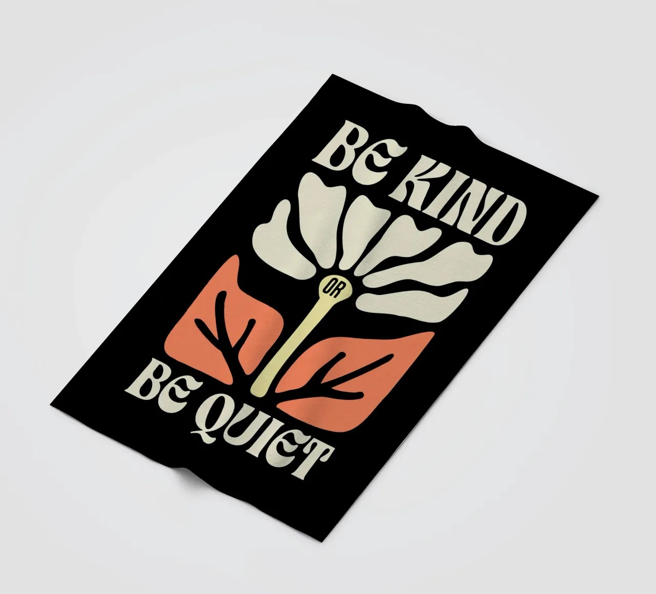 Sei freundlich oder sei still Fleecedecke von Gunawan Rb