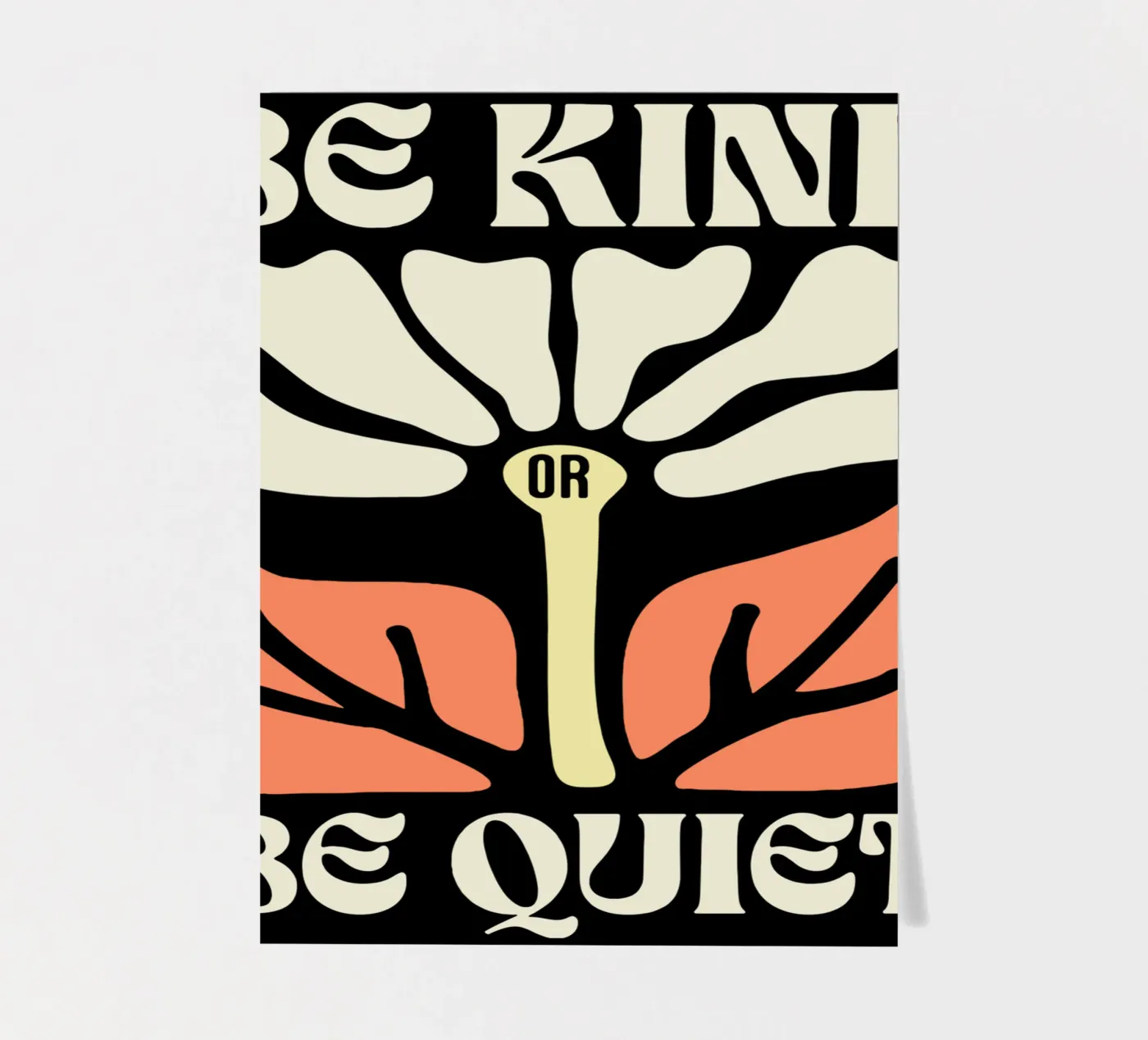 Sei freundlich oder sei still Stickerbogen von Gunawan Rb