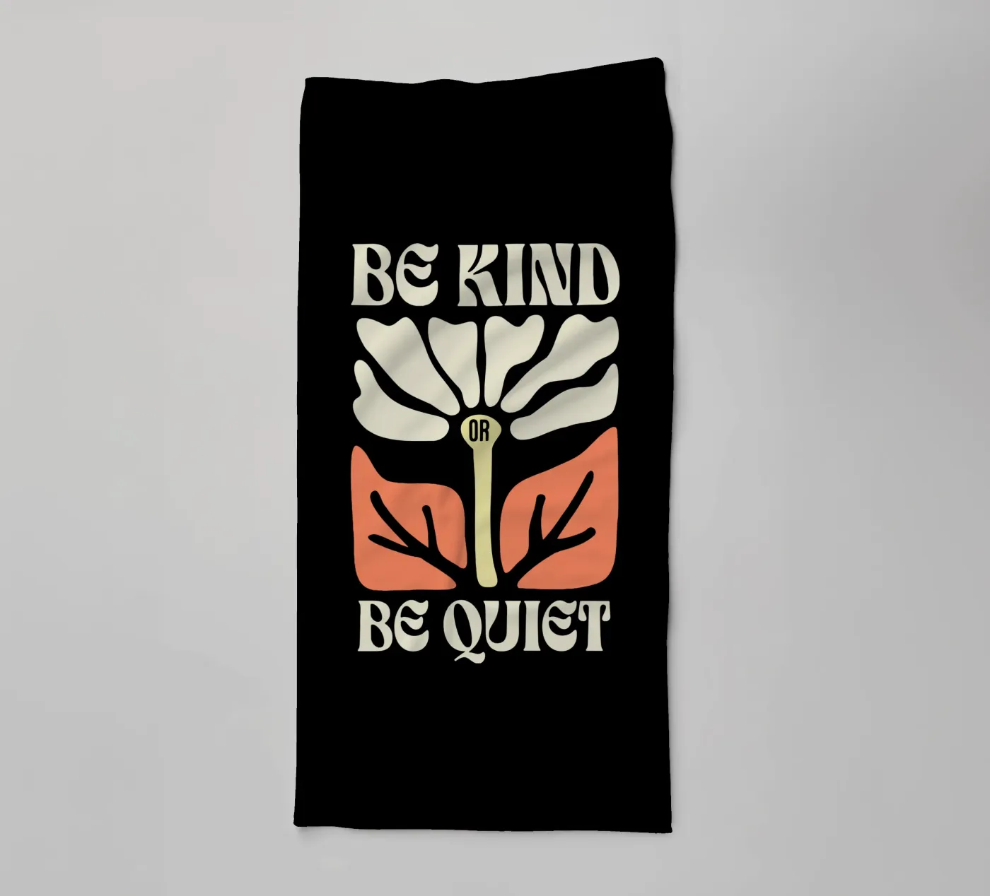 Sei freundlich oder sei still Handtuch von Gunawan Rb