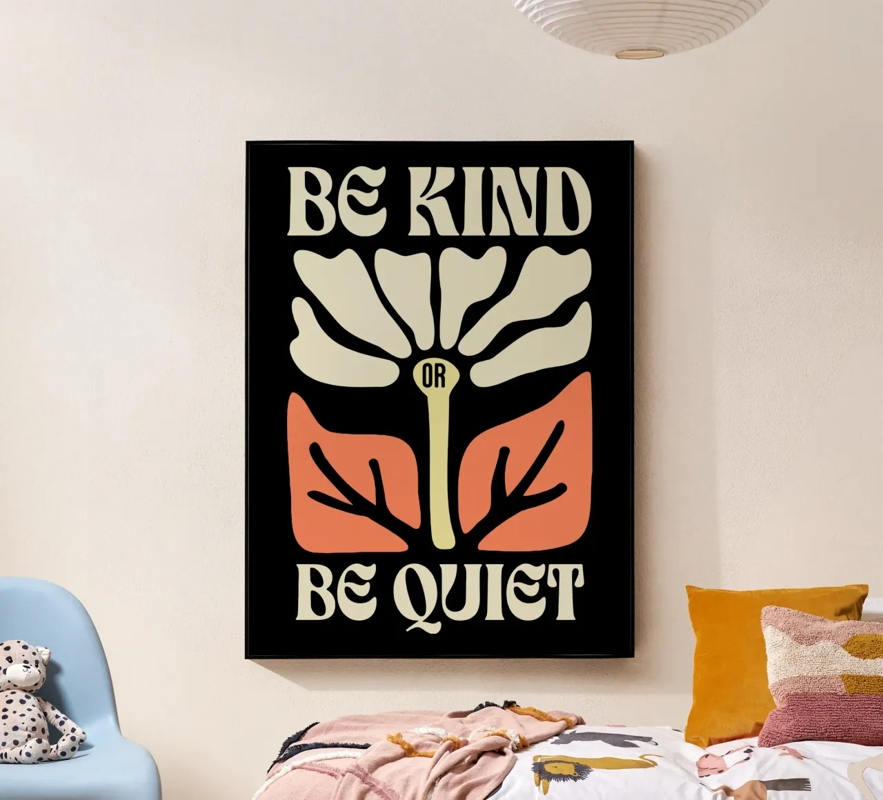 Sei freundlich oder sei still Acryl-Glas von Gunawan Rb