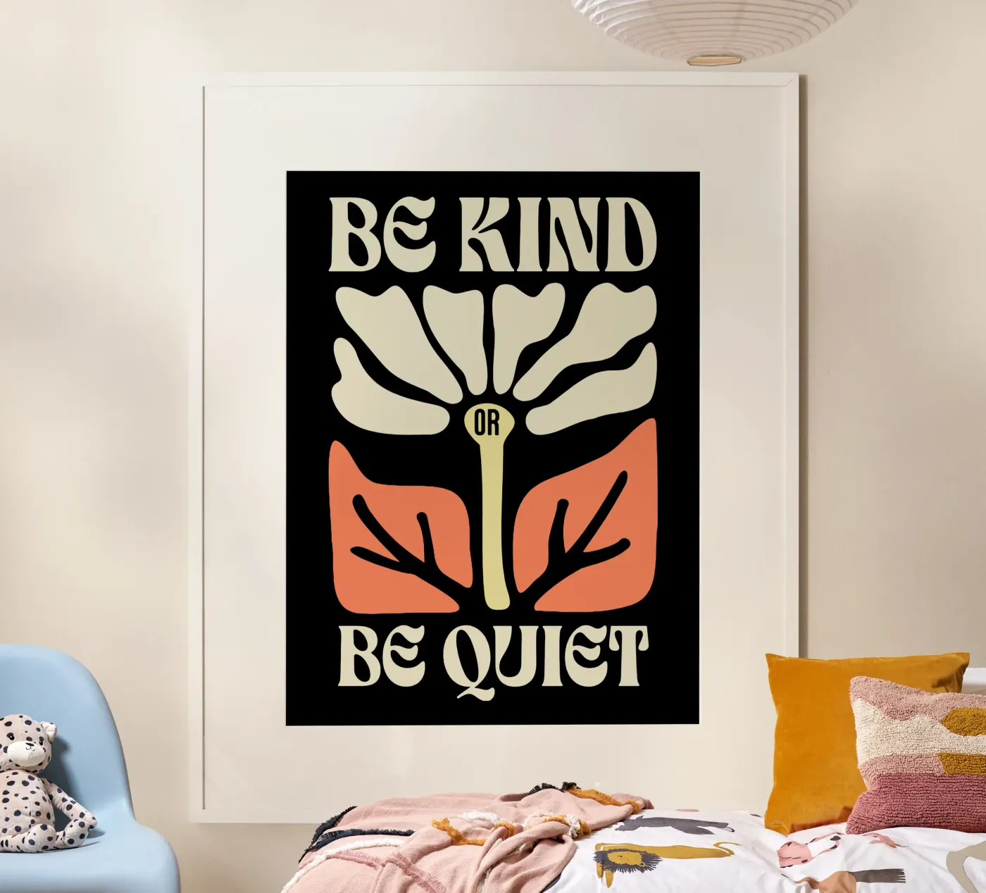 Be Kind or be quiet poster da Gunawan Rb