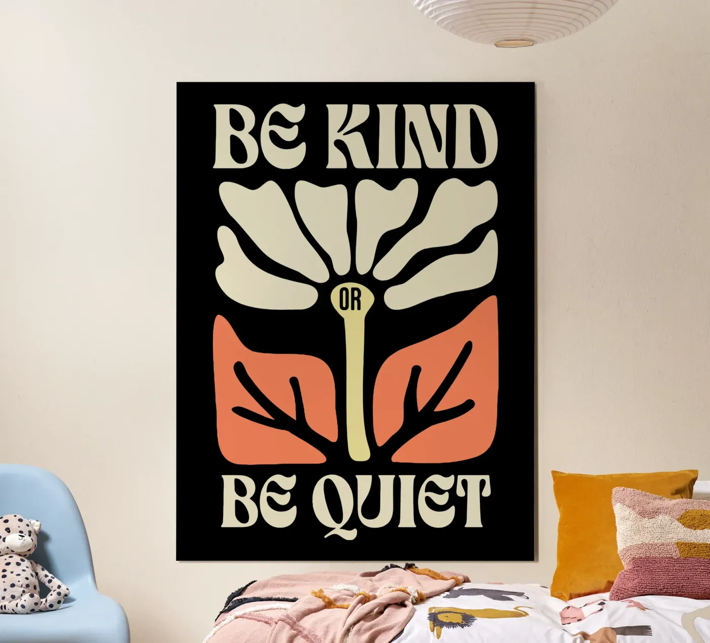 Be Kind or be quiet poster da Gunawan Rb
