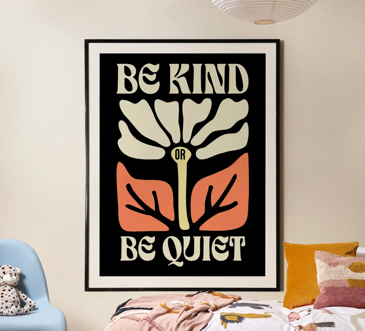 Be Kind or be quiet poster da Gunawan Rb