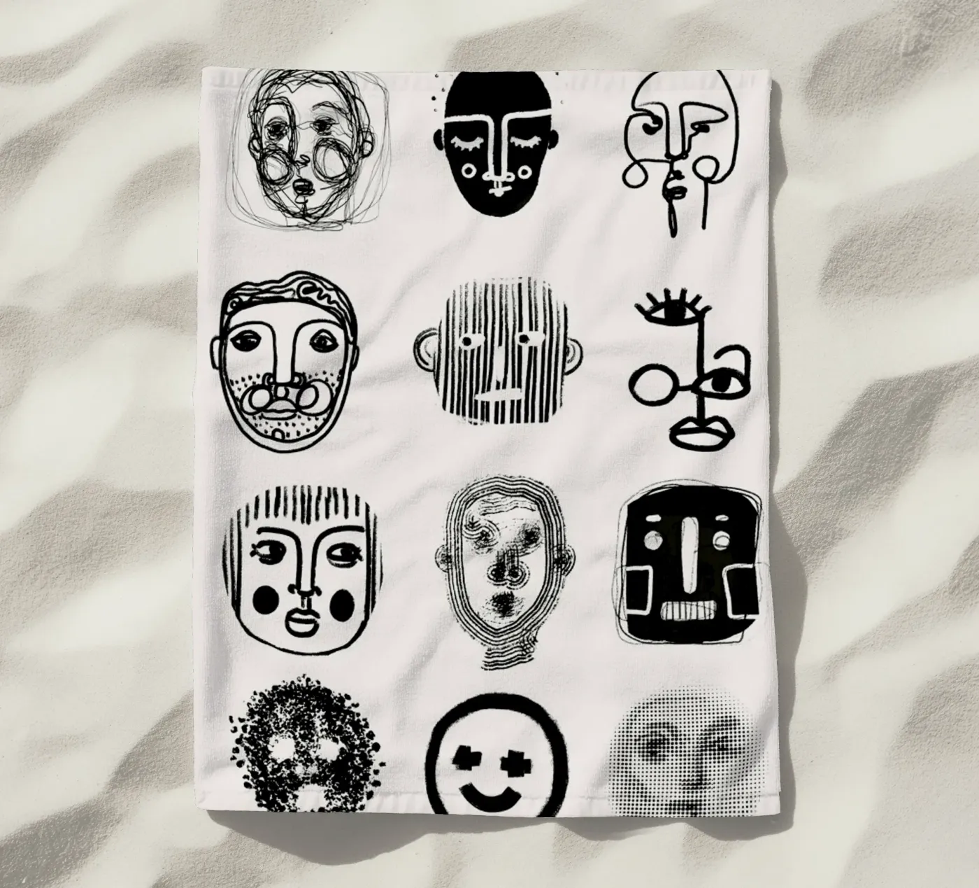 Twelve strandhanddoek van treechild