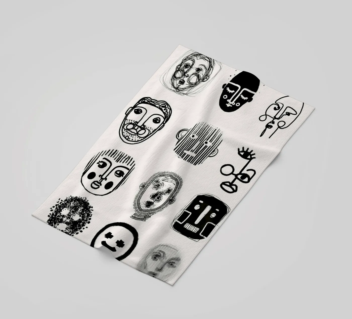 Twelve strandhanddoek van treechild