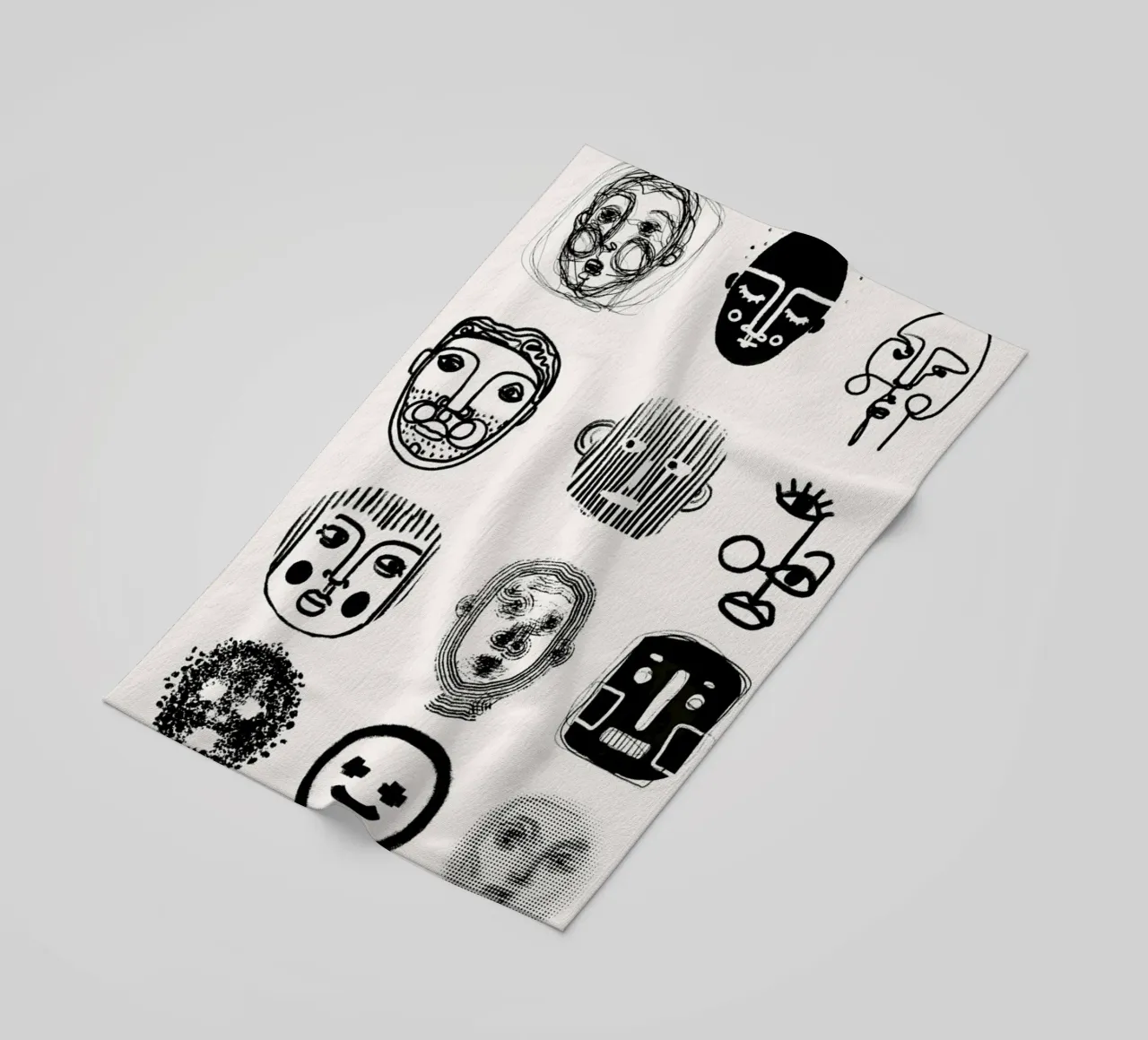 Twelve beach towel by treechild