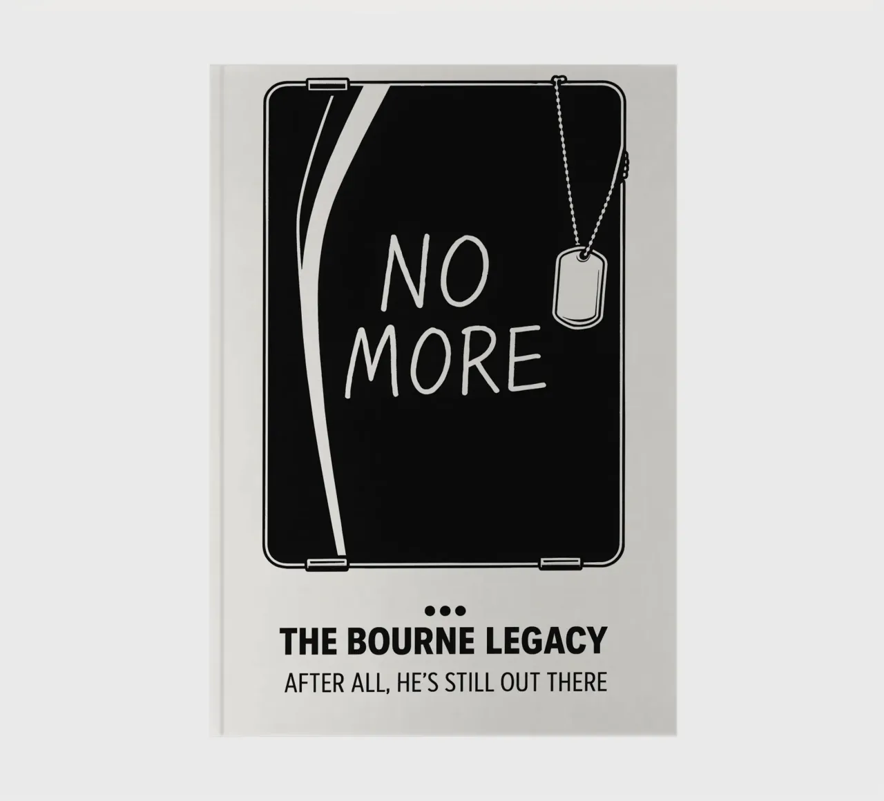 The Bourne Legacy Print notebook by MoviesArt