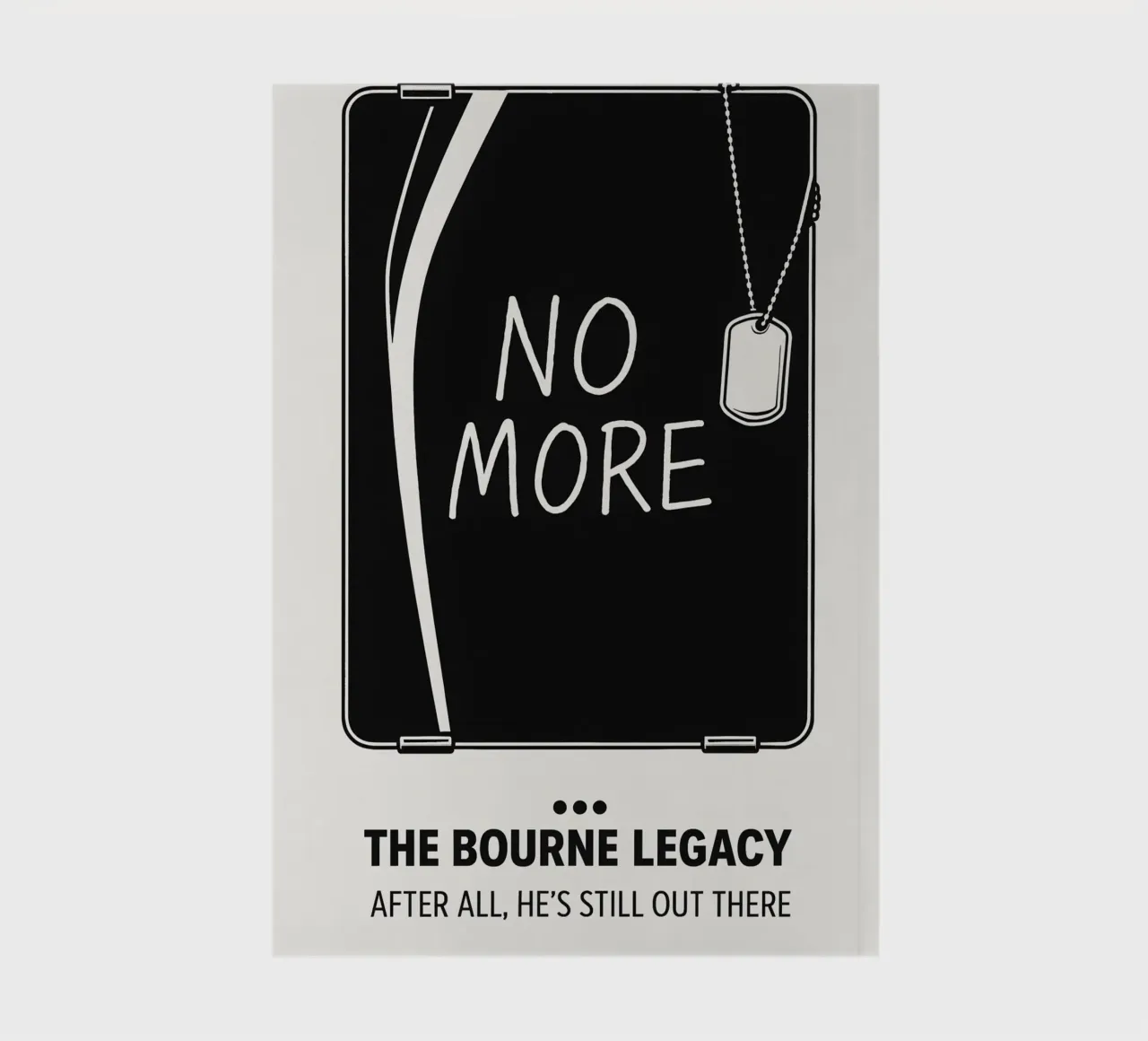 The Bourne Legacy Print notebook by MoviesArt