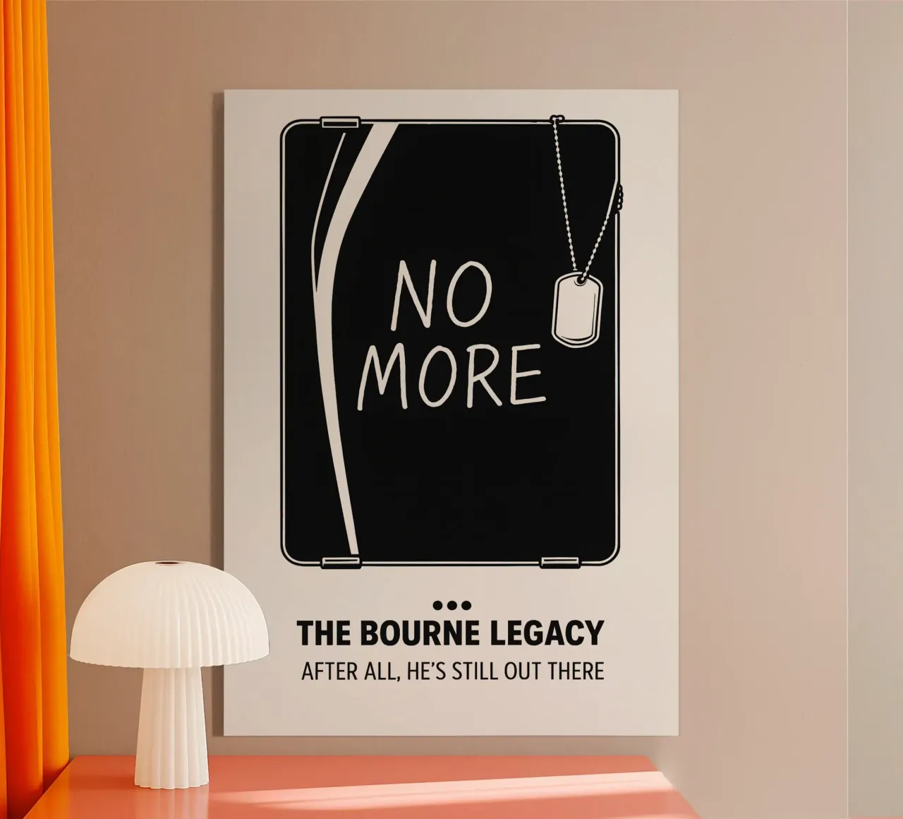 The Bourne Legacy Print plexiglass da MoviesArt