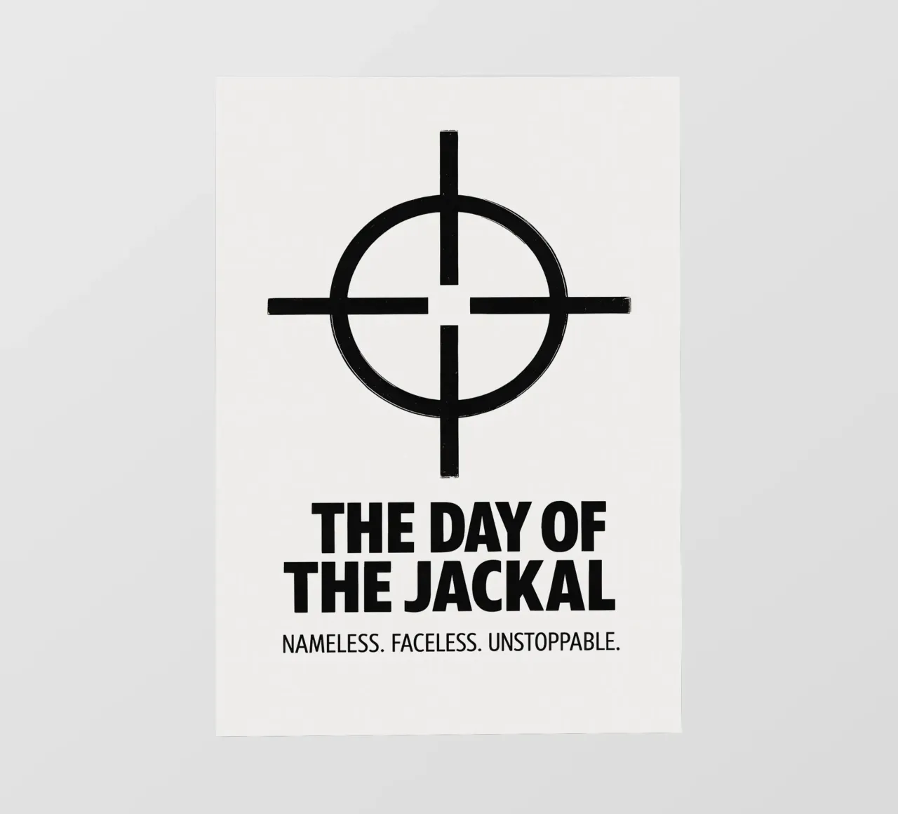 The Day of the Jackal Print pellicola backlit da MoviesArt