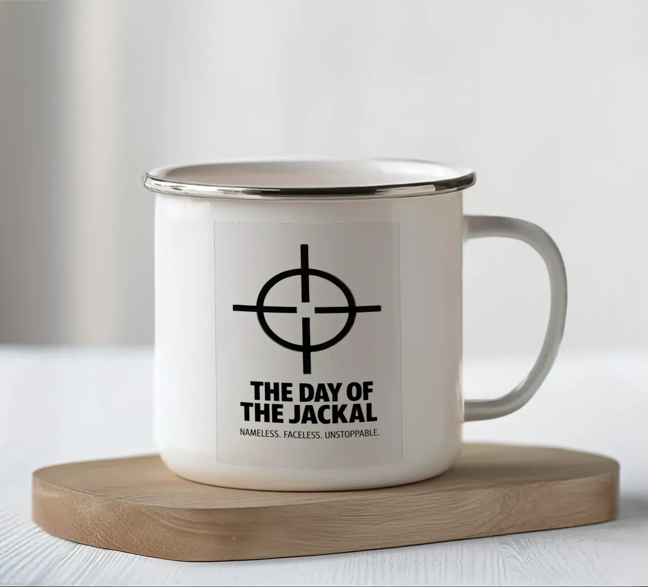 The Day of the Jackal Print tazza in smalto da MoviesArt
