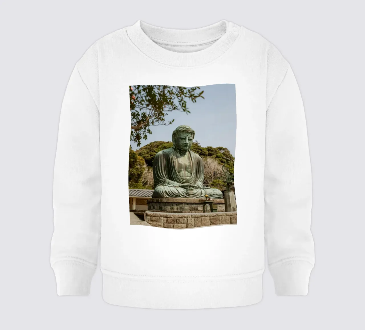 Buddha gigante a Kamakura - Giappone felpa neonato da Marcel Bisig