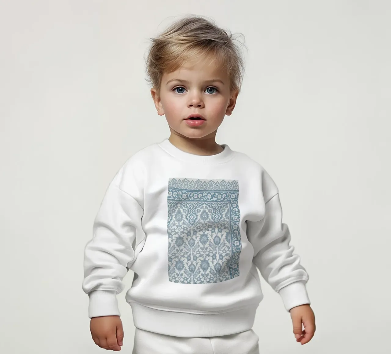 Patroon baby sweatshirt van Peace