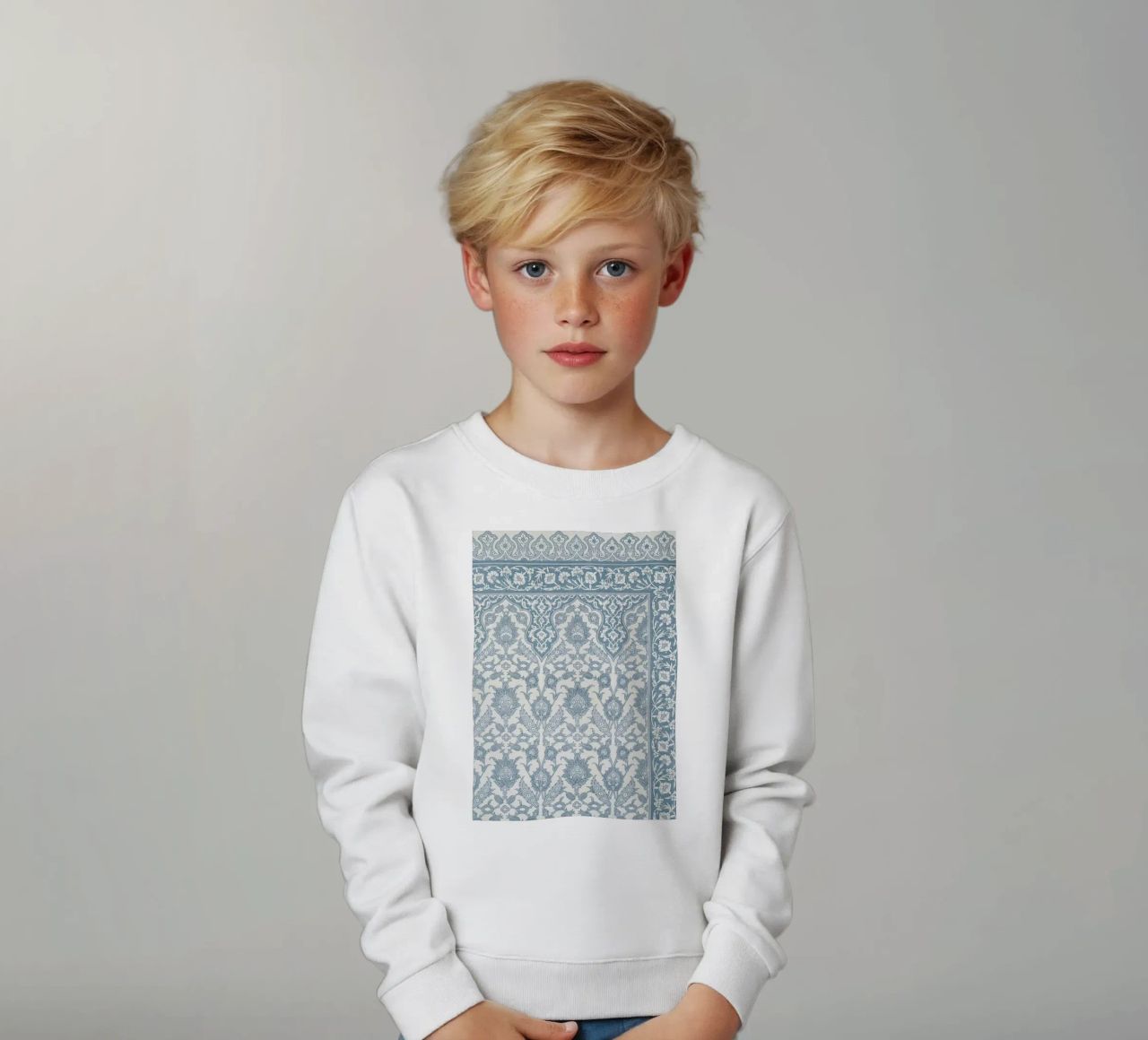 Pattern felpa bambino da Peace