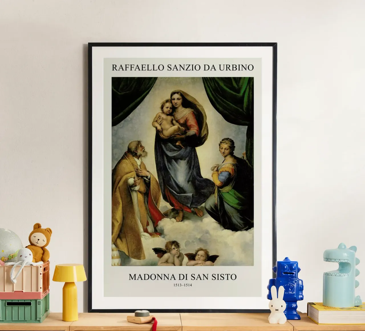 Raphael - The Sistine Madonna poster da Vintage by JUNIQE