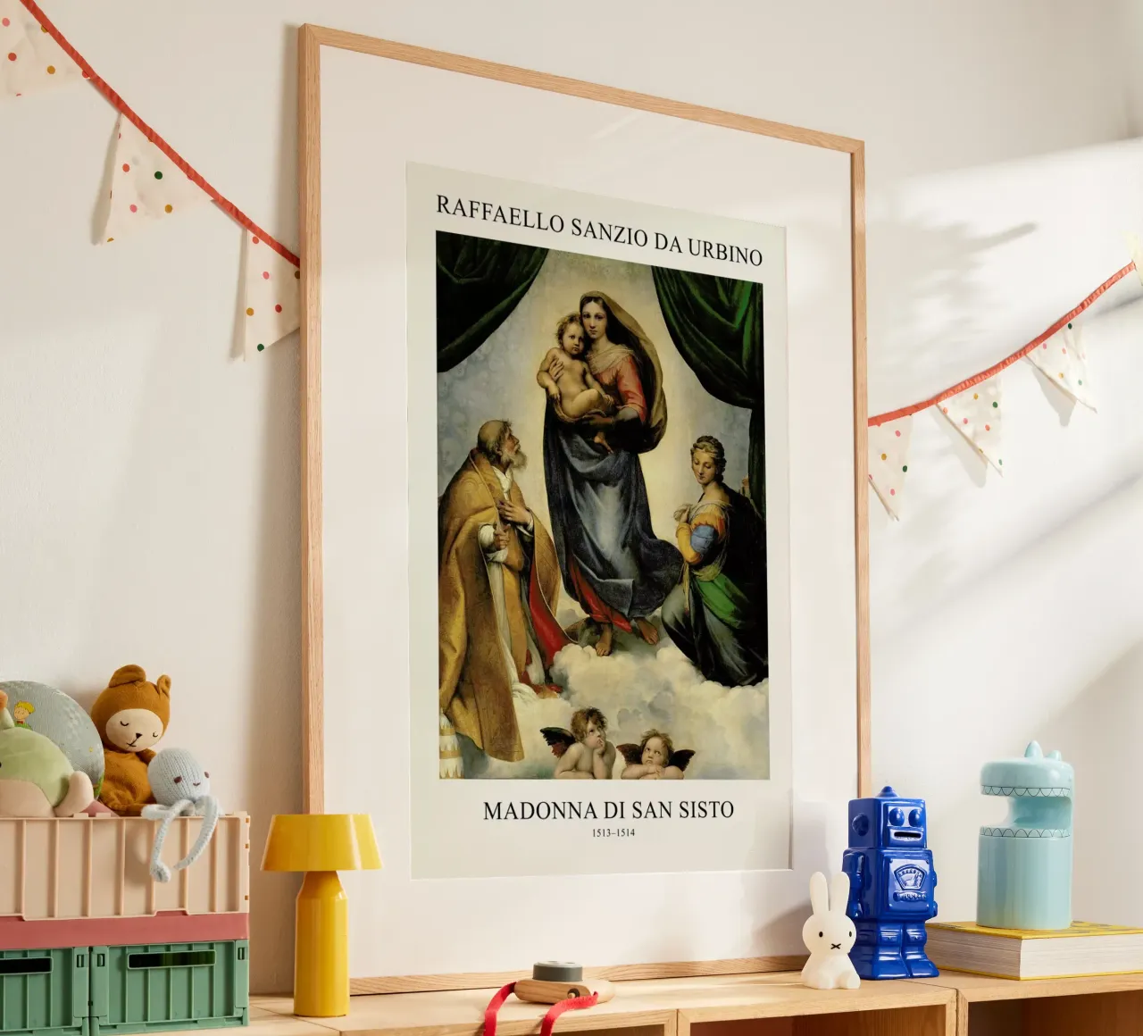 Raphael - The Sistine Madonna poster da Vintage by JUNIQE