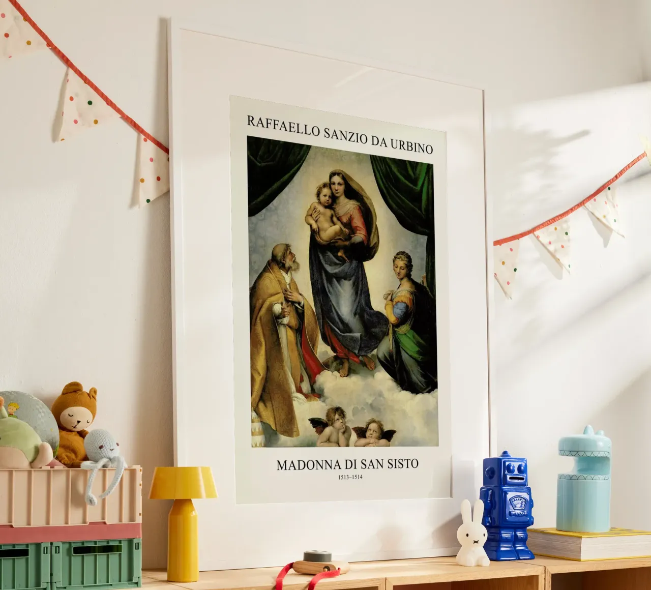 Raphael - The Sistine Madonna poster da Vintage by JUNIQE