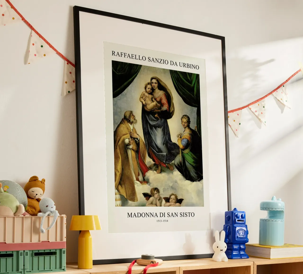Raphael - The Sistine Madonna poster da Vintage by JUNIQE