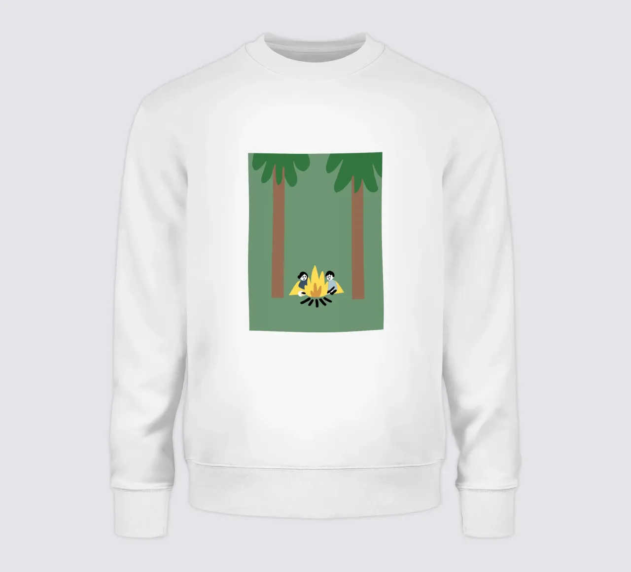 Camping sweatshirt by TRENDY POSTER SHOP