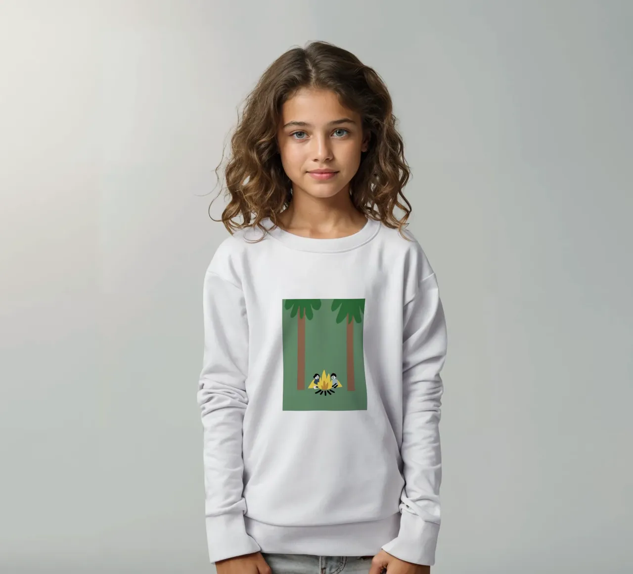 Campeggio felpa bambino da TRENDY POSTER SHOP