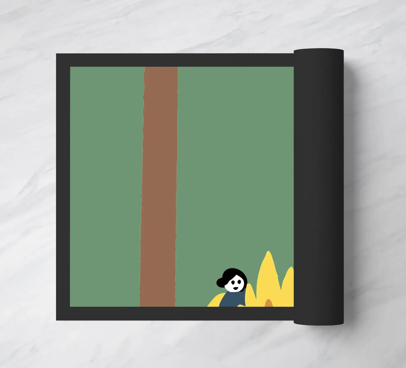 Camping deurmat van TRENDY POSTER SHOP