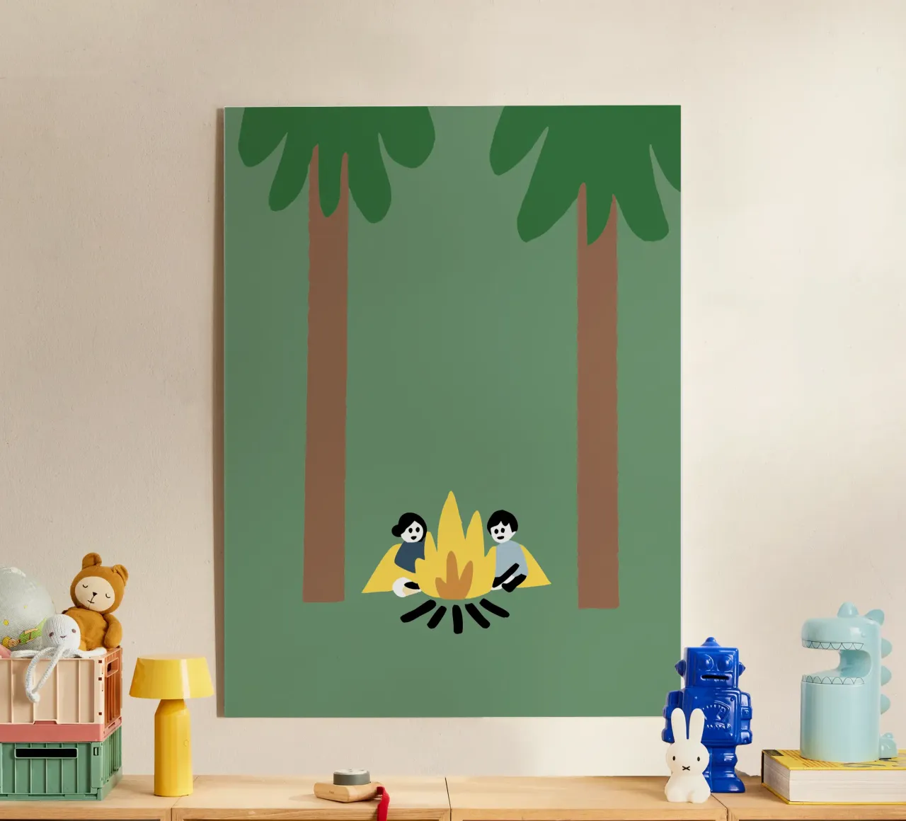 Campeggio plexiglass da TRENDY POSTER SHOP