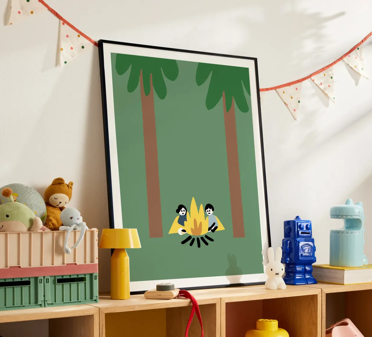 Camping poster by TRENDY POSTER SHOP