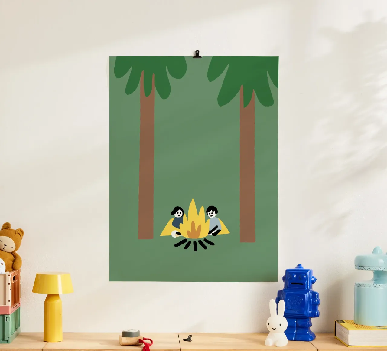 Camping poster by TRENDY POSTER SHOP