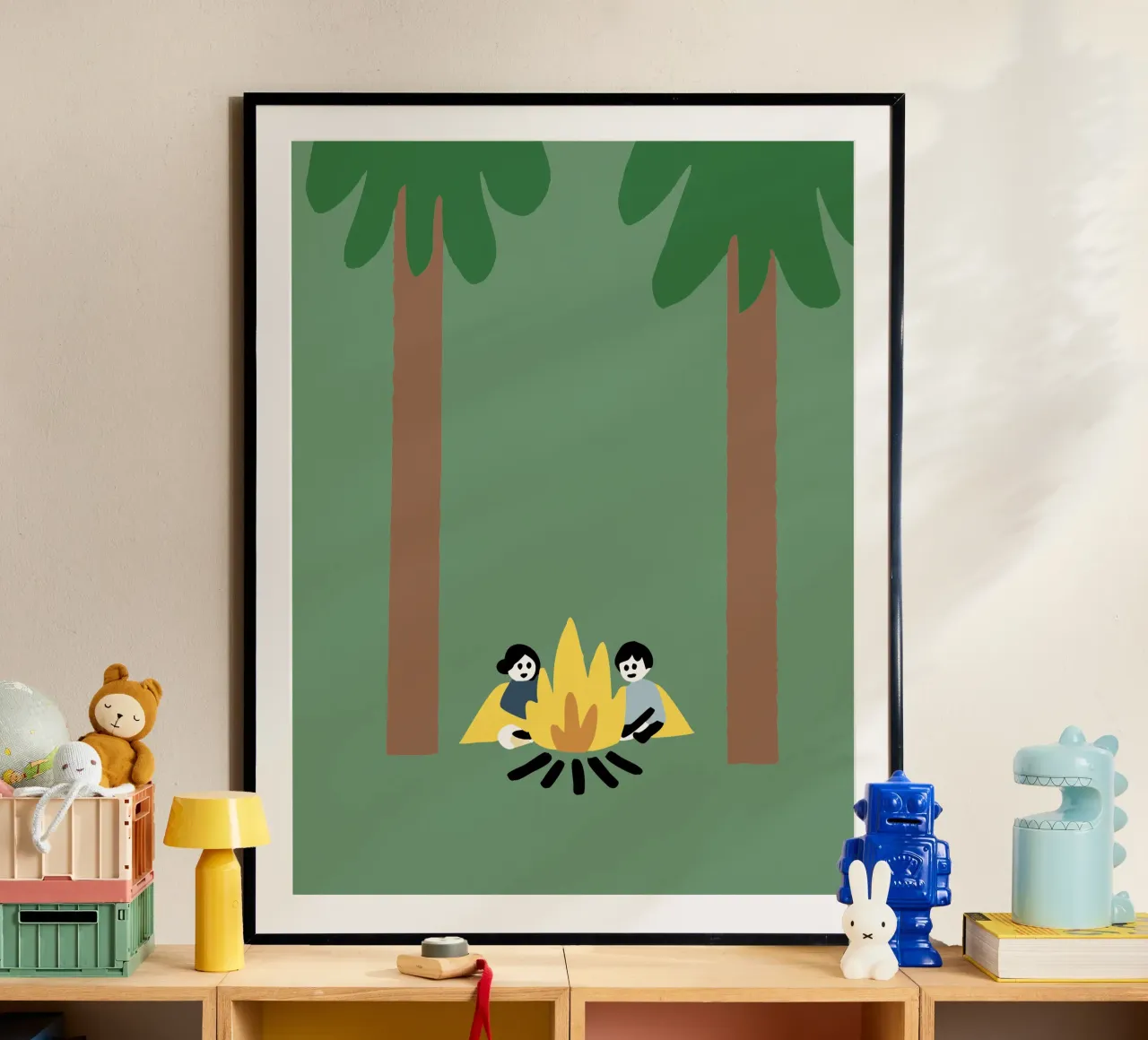 Camping poster by TRENDY POSTER SHOP