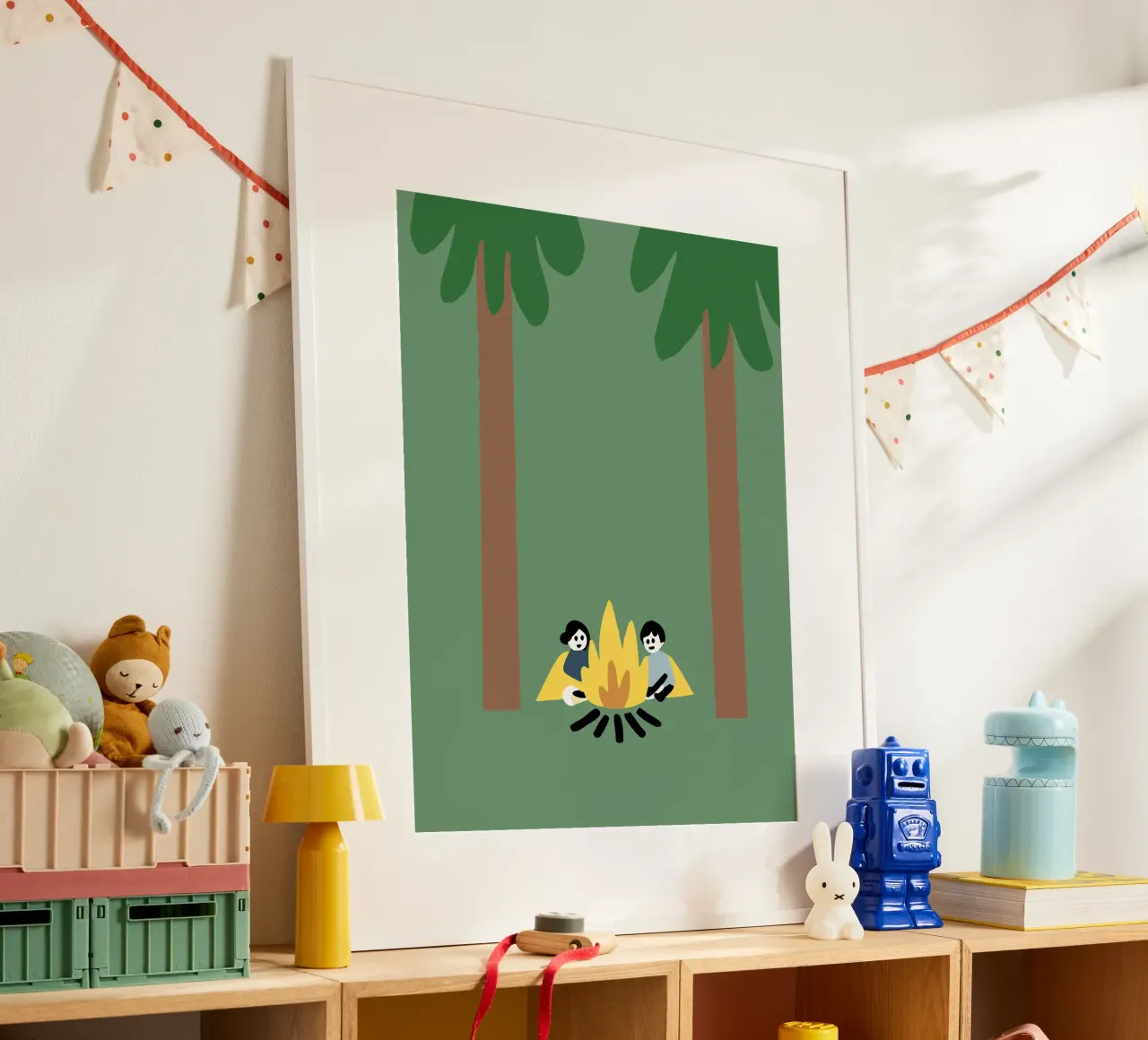 Camping poster by TRENDY POSTER SHOP
