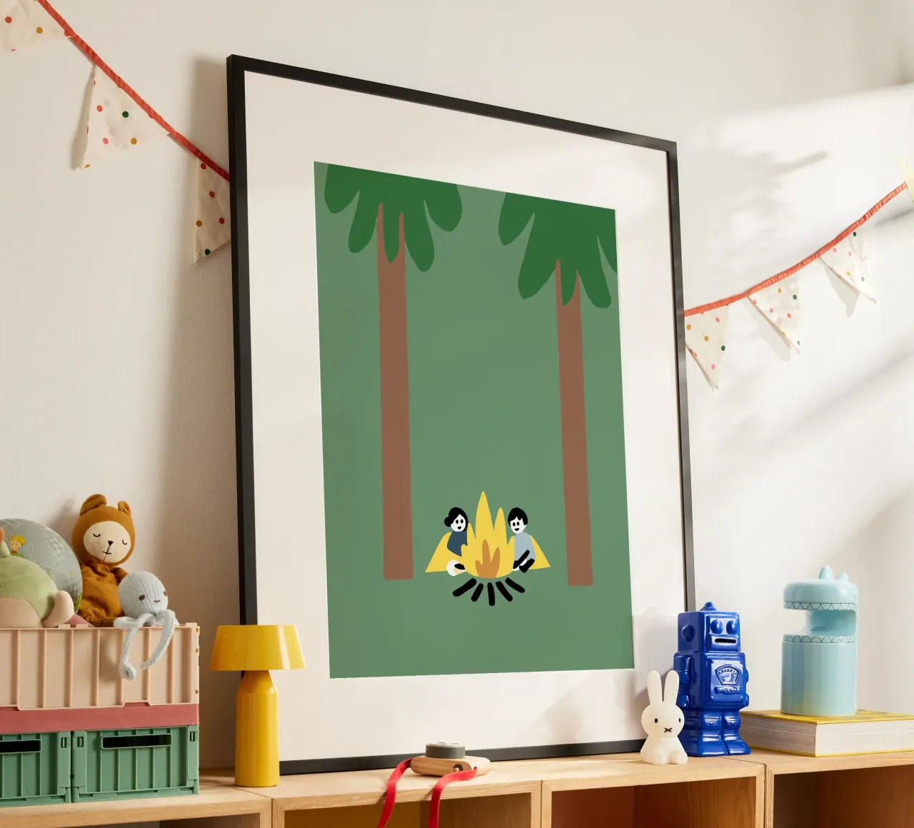 Camping poster by TRENDY POSTER SHOP