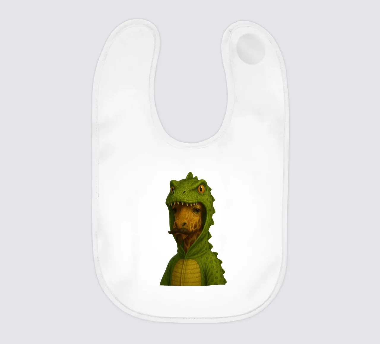 Giraffa T-Rex - Poster Dino a Brooklyn bavaglino da So Cute Land - Affiches et posters