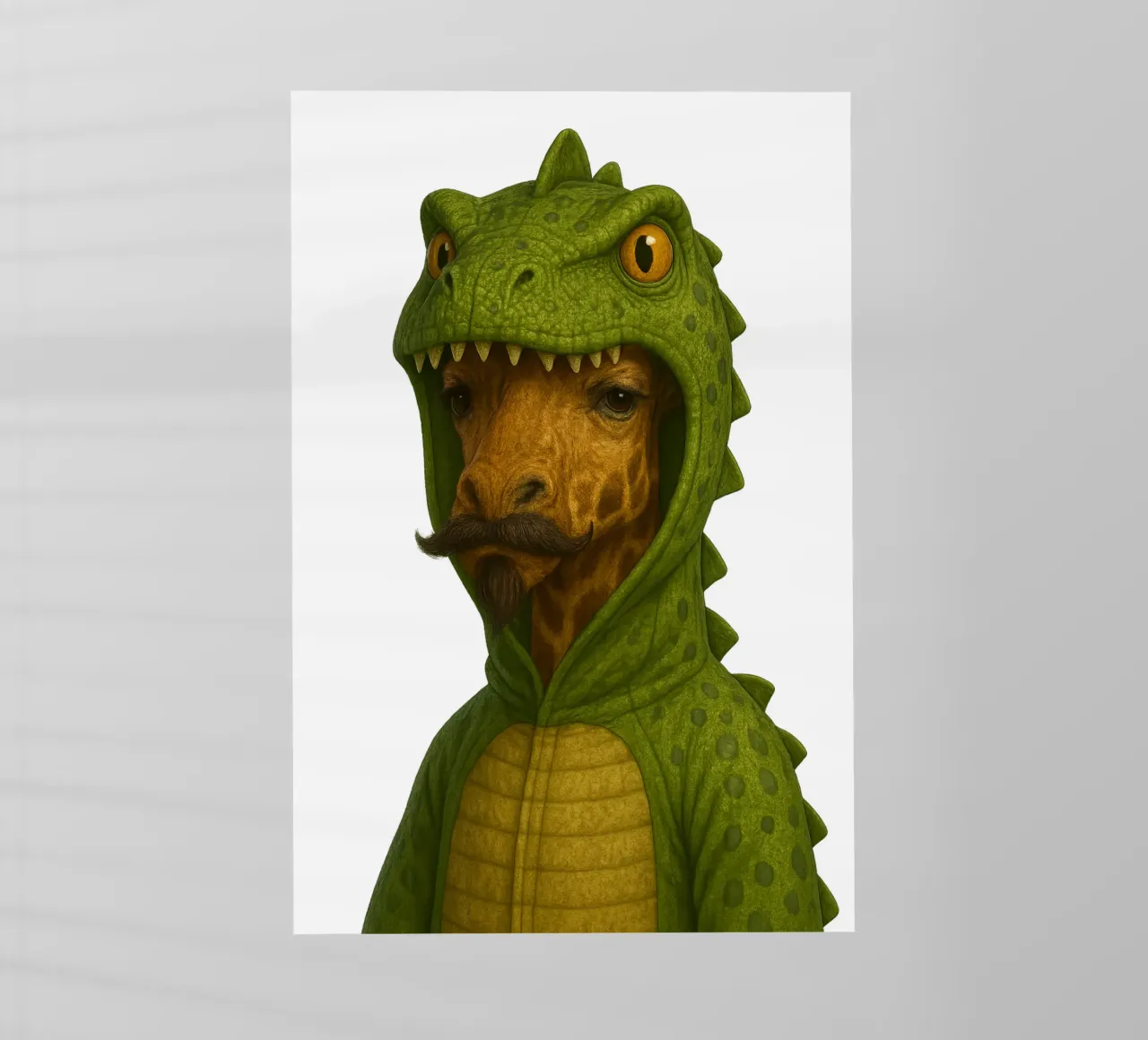 Giraffa T-Rex - Poster Dino a Brooklyn pellicola backlit da So Cute Land - Affiches et posters