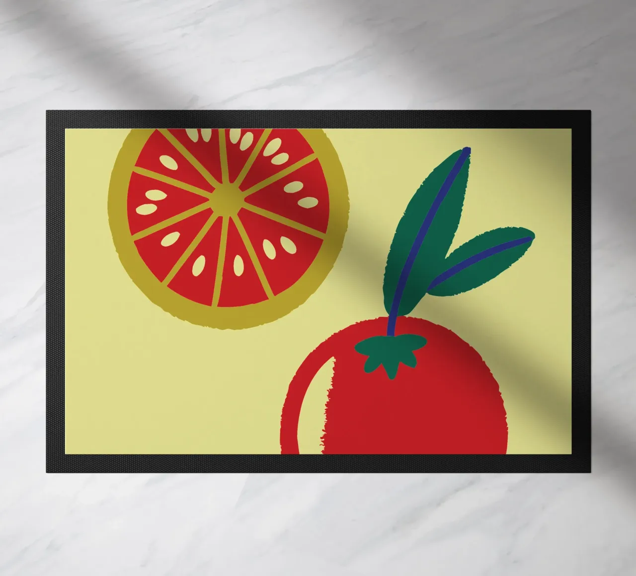 Tomatoes doormat by TRENDY POSTER SHOP