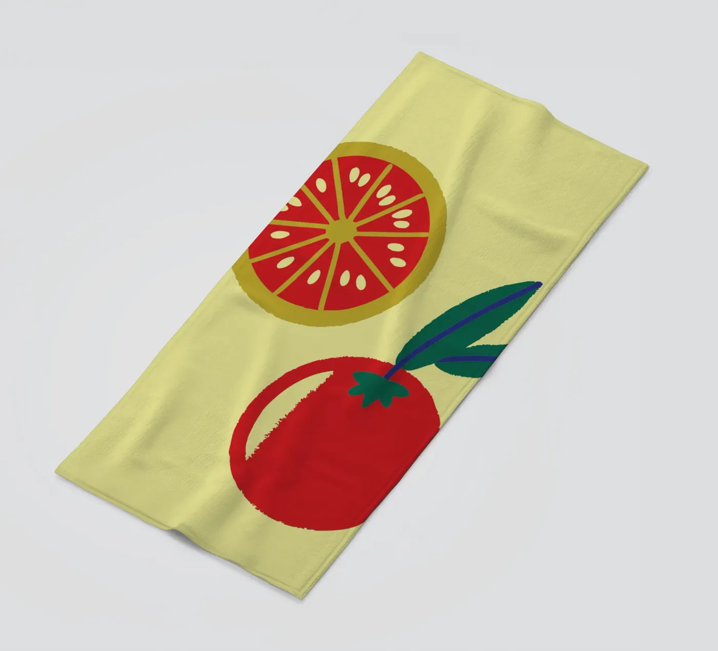 Tomaten Strandtuch von TRENDY POSTER SHOP