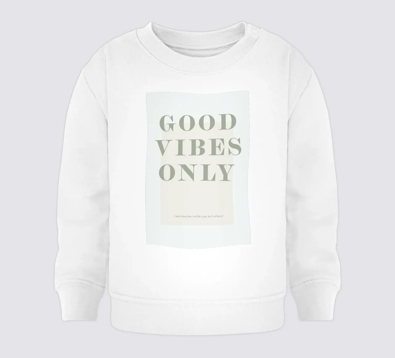 Goodvibes Only sudadera de bebé de Ayleen