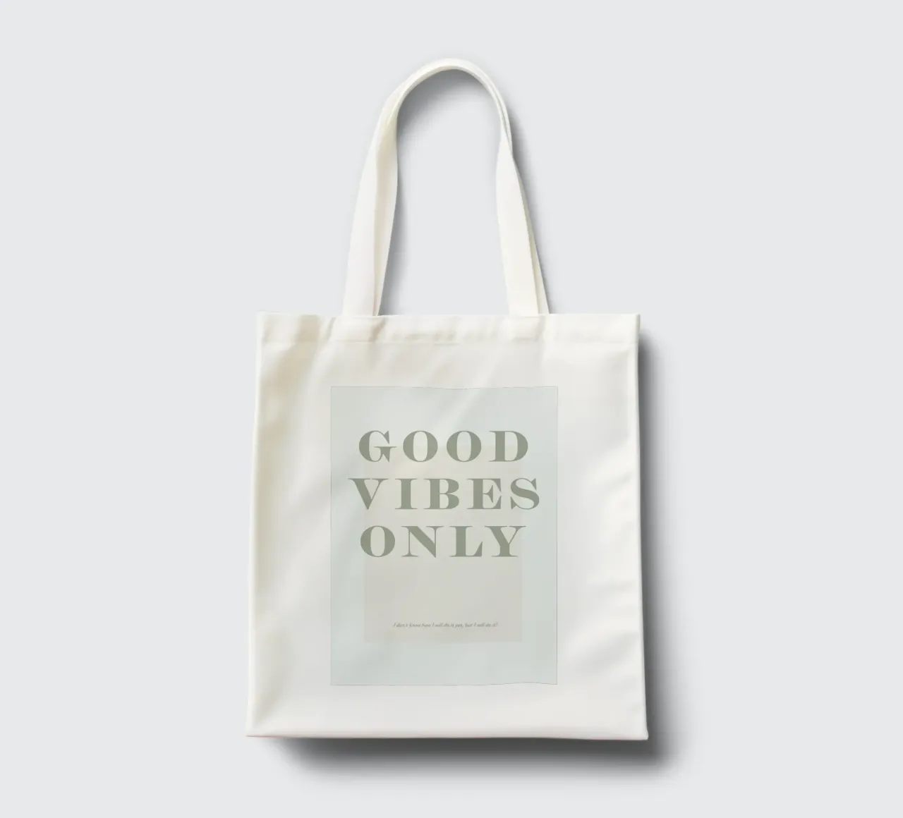 Goodvibes Only borsa in juta da Ayleen