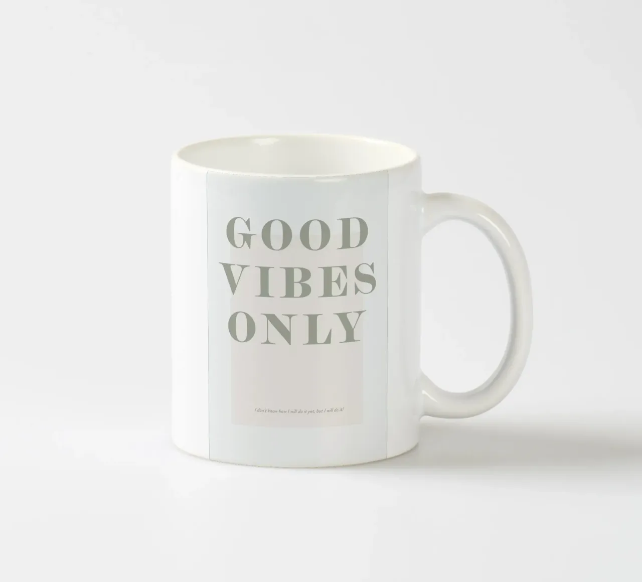 Goodvibes Only Keramik Tasse von Ayleen