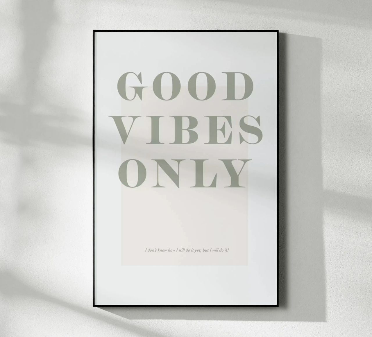 Goodvibes Only plexiglass da Ayleen