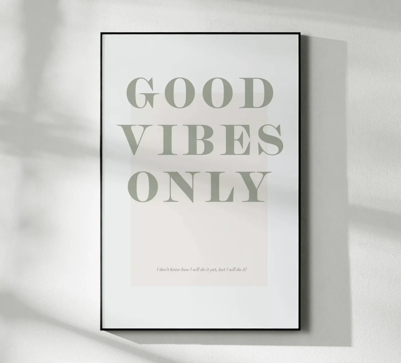 Goodvibes Only plexiglas de Ayleen