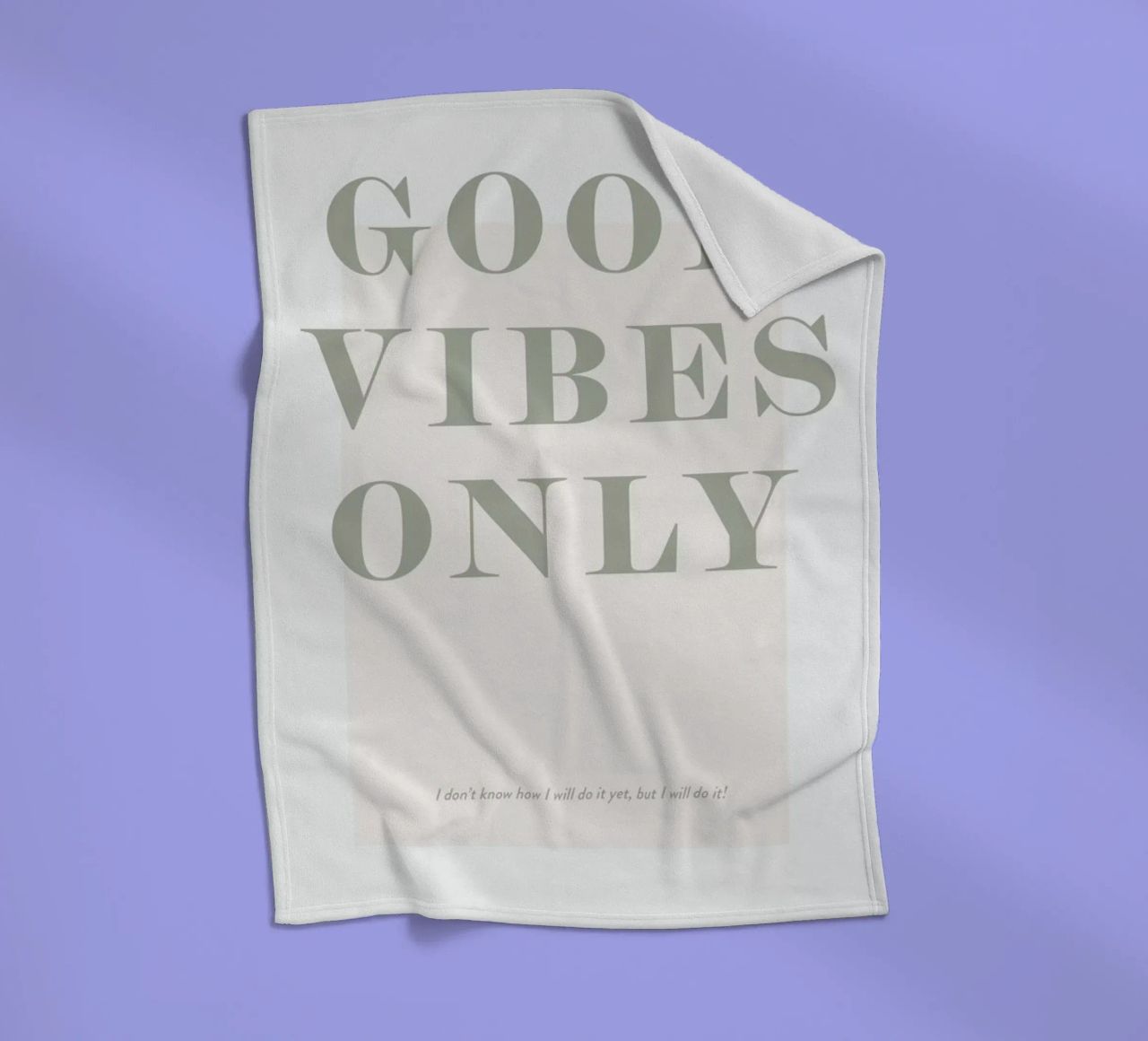Goodvibes Only coperta in pile da Ayleen