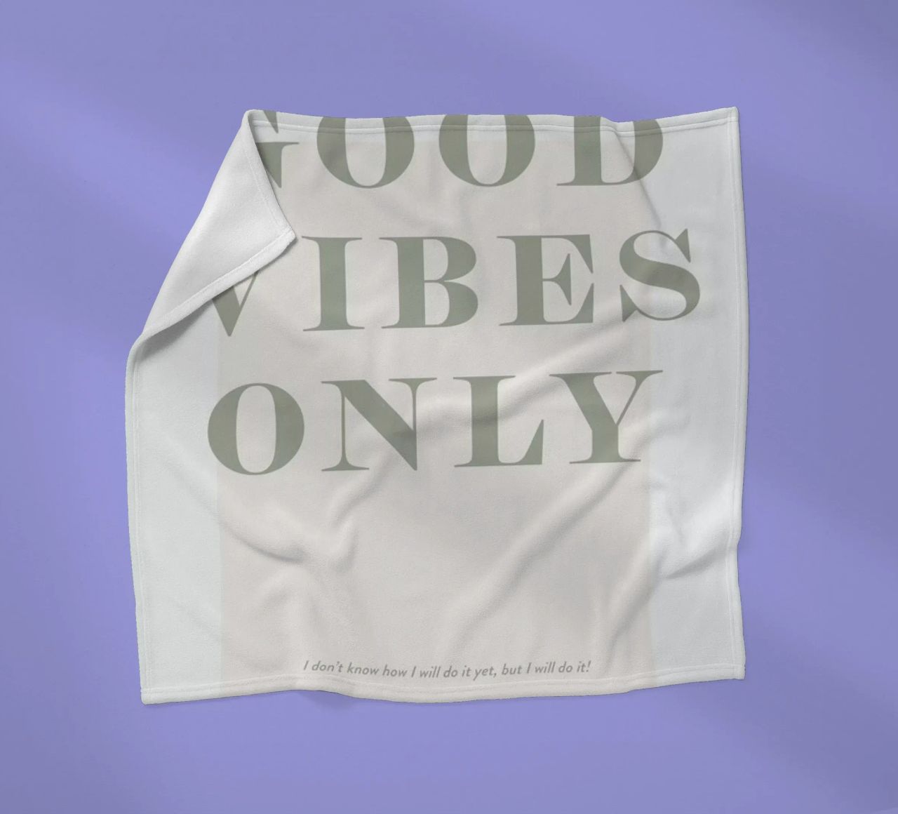 Goodvibes Only coperta in pile da Ayleen