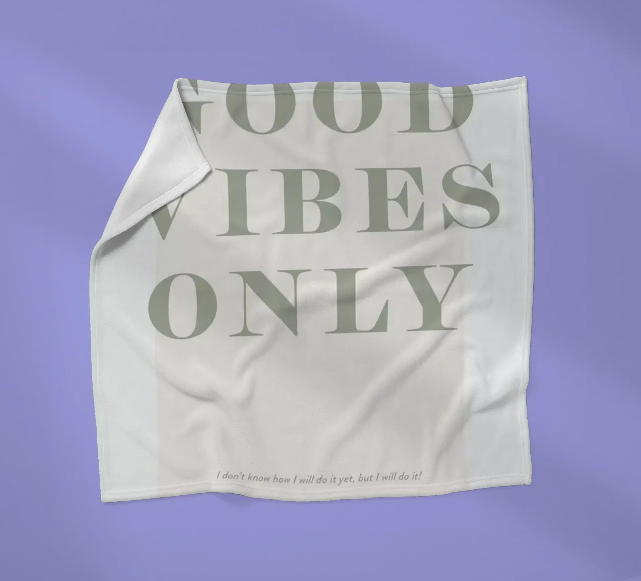 Goodvibes Only coperta in pile da Ayleen