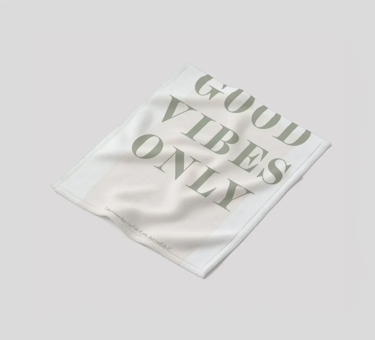 Goodvibes Only coperta in pile da Ayleen