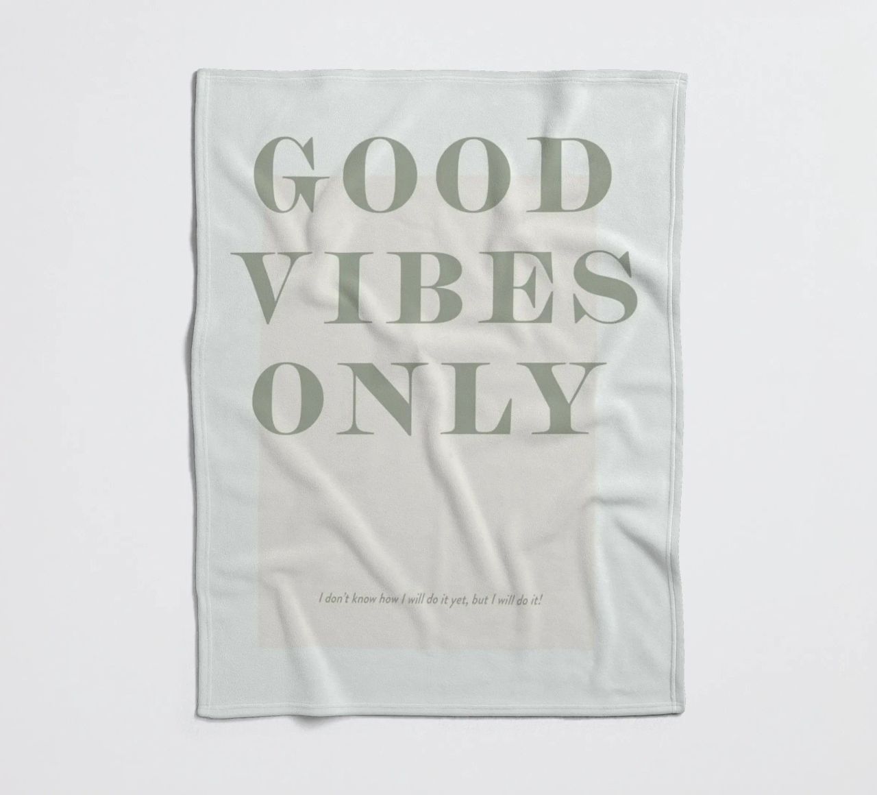 Goodvibes Only coperta in pile da Ayleen